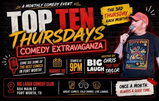 Top Ten Thursdays: Comedy Extravaganza