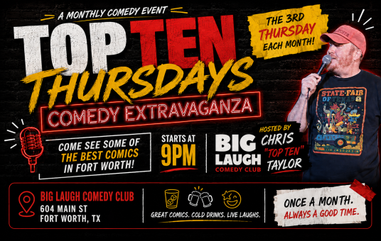 Top Ten Thursdays: Comedy Extravaganza