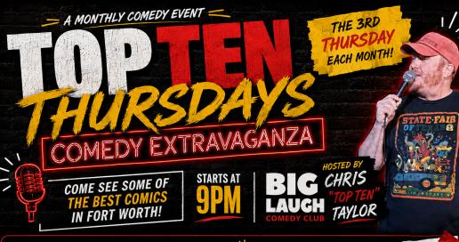 Top Ten Thursdays: Comedy Extravaganza